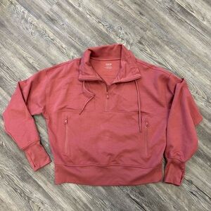 Old Navy Dynamic Fleece Half Zip Size Large